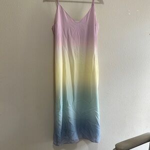 Pastel Ombre Maxi Dress